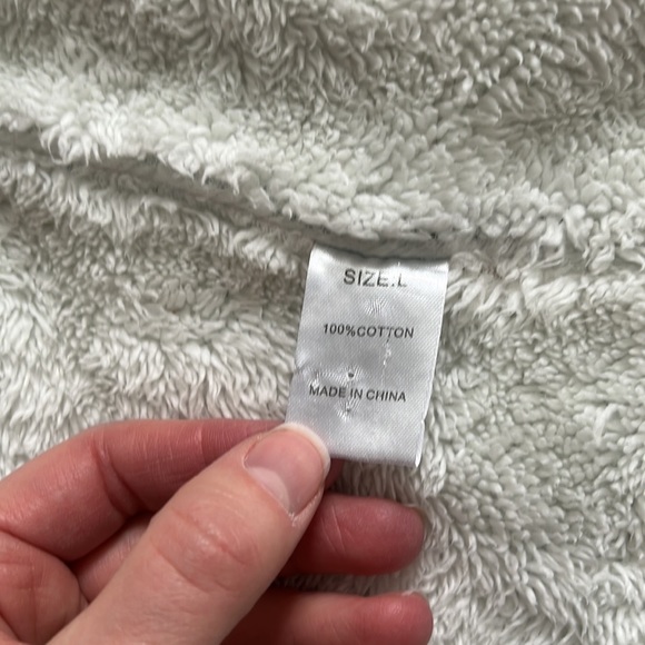 Faux Sherling Lined Denim Long Coat - Picture 9 of 9